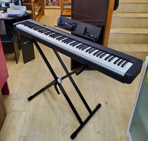 CASIO カシオ 電子ピアノ CDP-S100BK 88鍵盤 デジタルピアノ ペダル 折りたたみスタンド付き 鍵盤楽器☆近隣配送無料 買取帝国 朝霞店 ヤ出