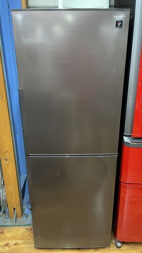 ☆SHARP シャープ 280L 2ドア冷蔵庫 SJ-PD28E-T 右開き 幅560mm 2018年製