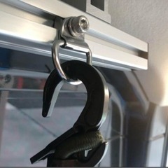 高強度サイドユーティリティバー1200㎜アルミ素地アルマイト処理2本セット