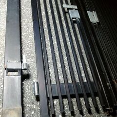 頑丈アルミ門扉☆支柱付き☆中古