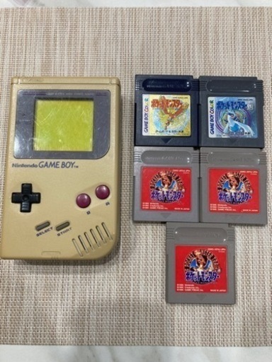 動作確認済　初代ゲームボーイ　ポケモンソフト付き