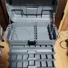 バスロッド３本とタックルボックスのセット