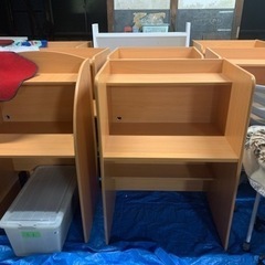 ブースデスク　10台セット勉強机　キャレルデスク　美品