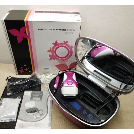 【残98.9%以上】脱毛器 ケノン NIPL-2080 眉毛脱毛器付き シャインピンク Ver7.2