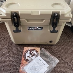 キャンプゼロ 20Lクーラーボックス ロトモールド ベージュ Camp-Zero