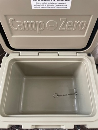 キャンプゼロ 20Lクーラーボックス ロトモールド ベージュ Camp-Zero