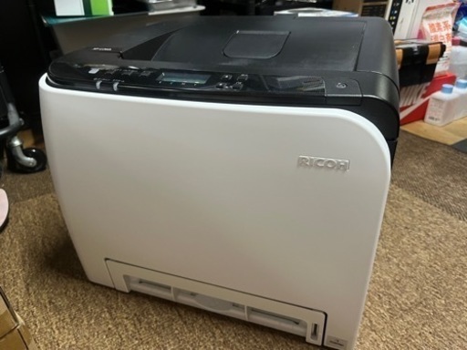 (交渉中)【最終値下げ\u0026美品】リコーカラーレーザープリンタ　Wi-Fi対応　予備トナー付き