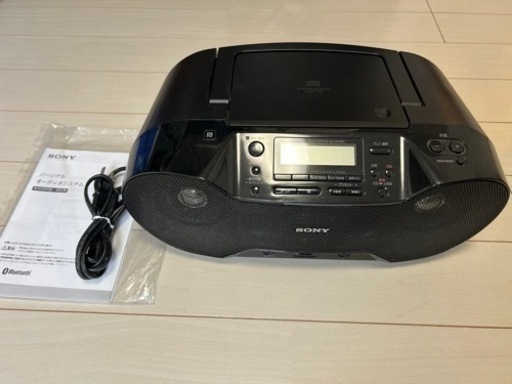 スピーカー SONY CD ラジオ Bluetooth等 AC電源でも電池でも動作可能 ラジカセ