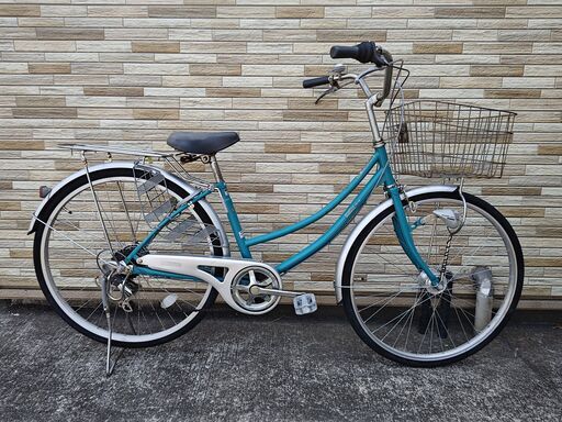 中古自転車 6段変速 26インチ LEDオートライト 軽整備済み 防犯登録対応 町田市 相模原市 MM317