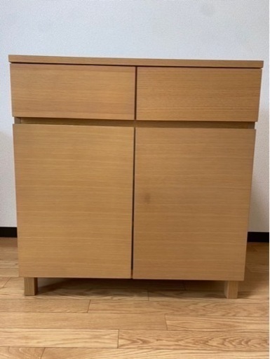 無印良品 オーク材 キャビネット