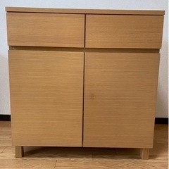 無印良品 オーク材 キャビネット