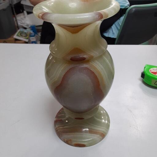 天然石オニキス陶器花瓶 天然石の美しさ オニックス（オニキス） 花瓶