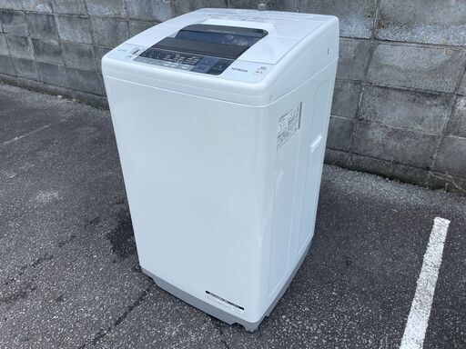 ★動作〇 保証有★ 洗濯機 日立 NW-7WY 7kg 2016年製 シャワー浸透洗浄 白い約束 全自動洗濯機