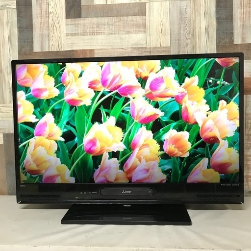 即日受渡❣️三菱40型HDD内蔵 Blu-ray録画機能搭載スピーカーいい音で鑑賞39500円