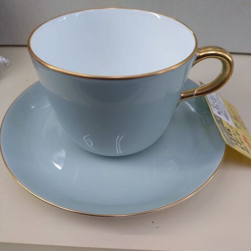 ★ジモティー割引有★ 大倉陶園 色蒔き モーニングカップ\u0026ソーサー1客 未使用品