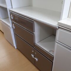 【U2100】キッチンボード ニトリ ホワイト