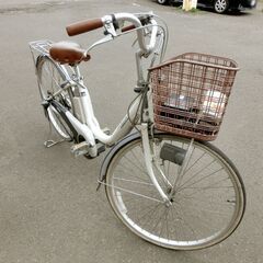 電動アシスト自転車 26インチ ヤマハ new PAS シティサイクル 鍵付き