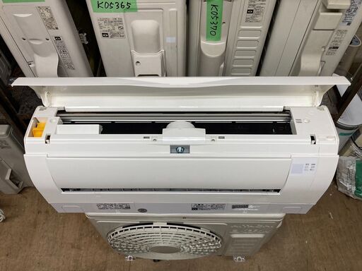 K05415　中古エアコン 日立 2019年製 主に6畳用 冷房能力 2.2KW / 暖房能力 2.5KW