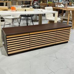 ☆TVボード☆テレビ台 ローボード キャビネット W149.5cm ブラウン