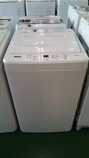【愛品倶楽部柏店】保証充実 ヤマダ電機 2023年製 6.0kg 全自動洗濯機 YWM-T60H1