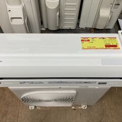 K05418　中古エアコン 東芝 2019年製 主に6畳用 冷房能力 2.2KW / 暖房能力 2.2KW
