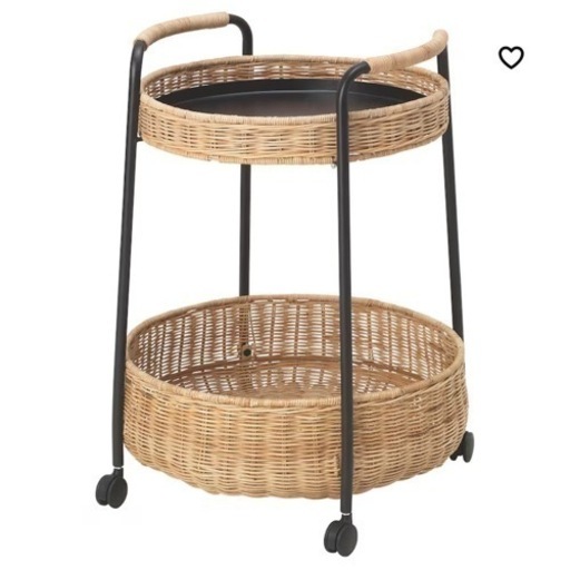 IKEA ワゴンテーブル　収納家具 スチールラック