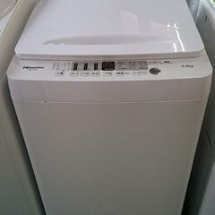 【愛品倶楽部柏店】保証充実 ハイセンス 2021年製 5.5kg 全自動洗濯機 HW-T55F