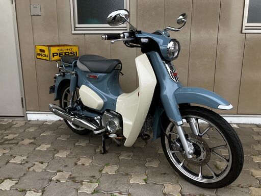 【岡谷より安心の古物商許可済】入手困難なパールカデットグレー！美車　JA48 スーパーカブC125 走行1200km カスタム多数！