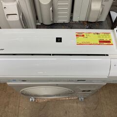 K05423　中古エアコン 富シャープ 2019年製 主に6畳用 冷房能力 2.2KW / 暖房能力 2.5KW