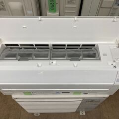 K05424　富士通　2017年製　中古エアコン　主に10畳用　冷房能力2.8kw/暖房能力3.6kw