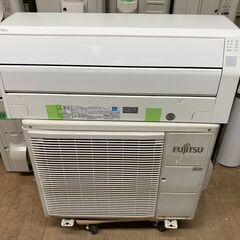 K05424　富士通　2017年製　中古エアコン　主に10畳用　冷房能力2.8kw/暖房能力3.6kw
