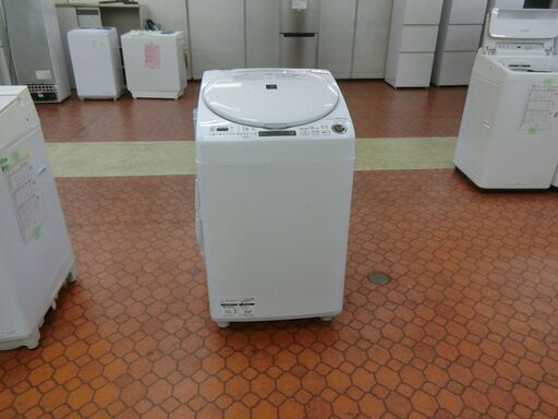 ID 242104    洗濯機8K　シャープ　２０２１年　ES-TX8E-W