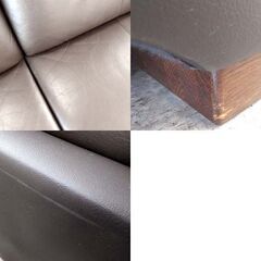 カリモク 3人掛けソファ 幅200cm チターノ ブルックス ブラウン/茶 長椅子 三人掛け Karimoku chitano トリプルソファ 札幌市 北区 屯田