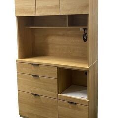 ニトリ　キッチンボード　エトナ105KB　ライトブラウン　食器棚 キッチンボード(エトナ105KB MBR) | ニトリネット【公式】 家具