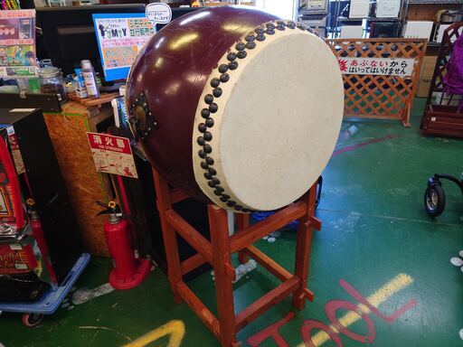【愛品倶楽部柏店】和太鼓　台付き