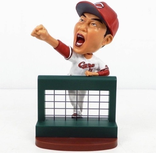 未開封】2個セット カープ 新井監督 ボブルヘッド 人形 新井監督