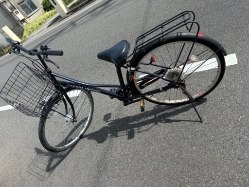 ママチャリ 自転車 26インチ ブラック