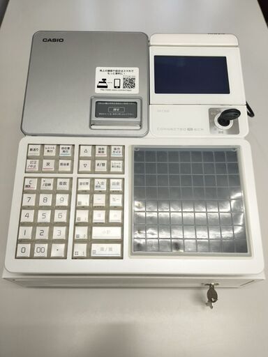 レジ　カシオ計算機 SR-C550-4SWE レジスター ホワイト