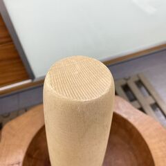 天然木 ミニうすセット 1升用 木製 杵 臼 餅つき 餅 正月 きね うす 札幌市手稲区