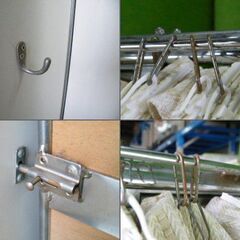 (発送もOK)　折り畳み式フィッティングルーム キャスター付き■試着室・催事■C-1451