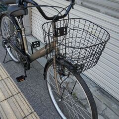 美品☆[TAKEDA]MONTROSE(モントローズ)26吋 ファッションタウンサイクル 外装6段/ブラウン