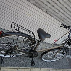 美品☆[TAKEDA]MONTROSE(モントローズ)26吋 ファッションタウンサイクル 外装6段/ブラウン