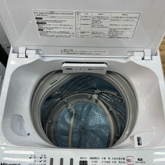 1年保証】Hisenseの全自動洗濯機入荷しました！！