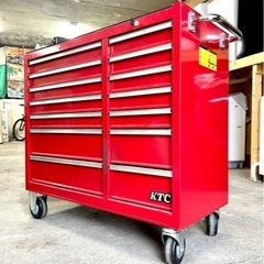 札幌市内配送可 KTC ローラーキャビネット 工具箱 SKX3814 7段14引出し 大容量タイプ