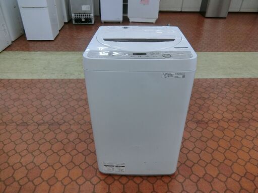 ID 193383　洗濯機6K　シャープ　２０２１年　ES-GE6E-T