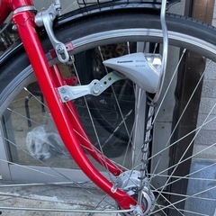 美品　アルミフレーム　外装7段　オートライト　27インチ
