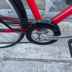 美品　アルミフレーム　外装7段　オートライト　27インチ

