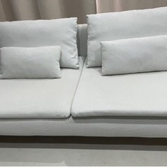 IKEA】3人掛けソファ＋寝椅子 SÖDERHAMNソーデルハムン