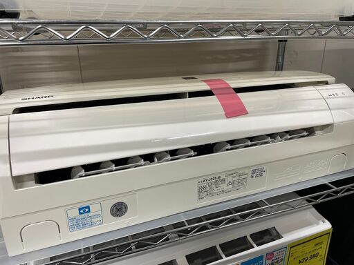 中古 エアコン シャープ AY-J22S-W 2019年製 3ヶ月保証 ※取り付け費用別途