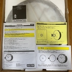 DULTON ダルトン　ボノックス　ダブルフェイス　ウォールクロック　ダブルフェイスクロック　ブラック　未使用　新品　美品